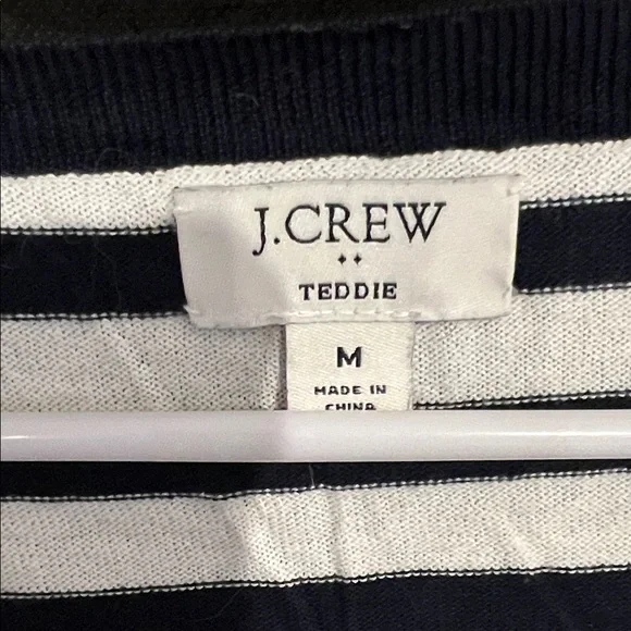 J. Crew Black and White Striped Sweater - Picture 2 of 2